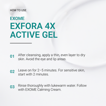 EXOME EXFORA 4X ACTIVE GEL